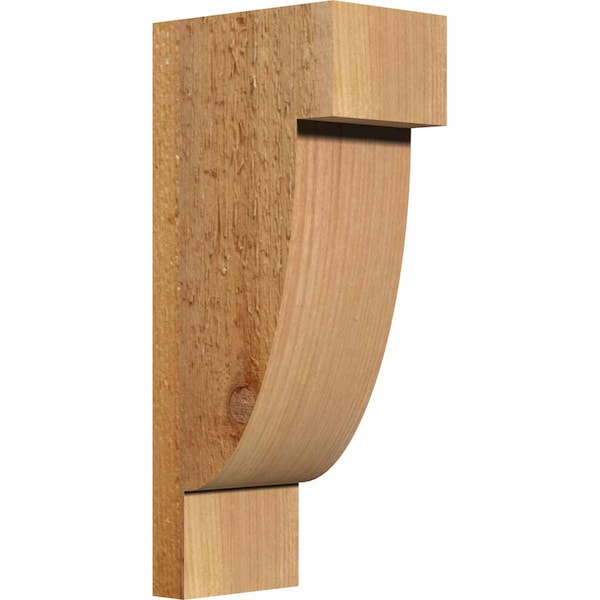Ekena Millwork Alpine Rough Sawn Corbel, Western Red Cedar, 4"W x 6"D x 14"H COR04X06X14ALP00RWR - main